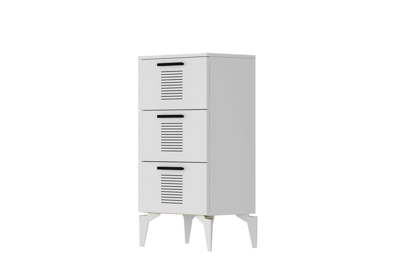 Asimo Lipasto 45 cm - Valkoinen - Säilytys - Säilytyskalusteet - Lipasto