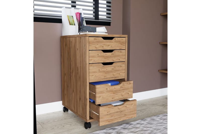 Atlas Lipasto 40 cm - Ruskea - Säilytys - Säilytyskalusteet - Lipasto - Laatikostot