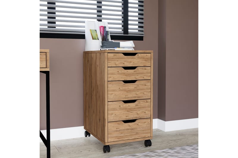 Atlas Lipasto 40 cm - Ruskea - Säilytys - Säilytyskalusteet - Lipasto - Laatikostot