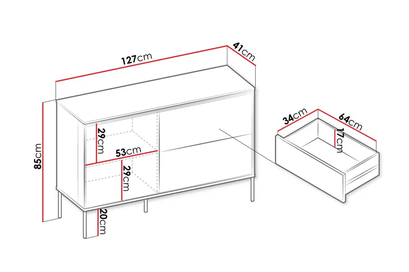 Basici Agency - Ruskea - Säilytys - Säilytyskalusteet - Lipasto