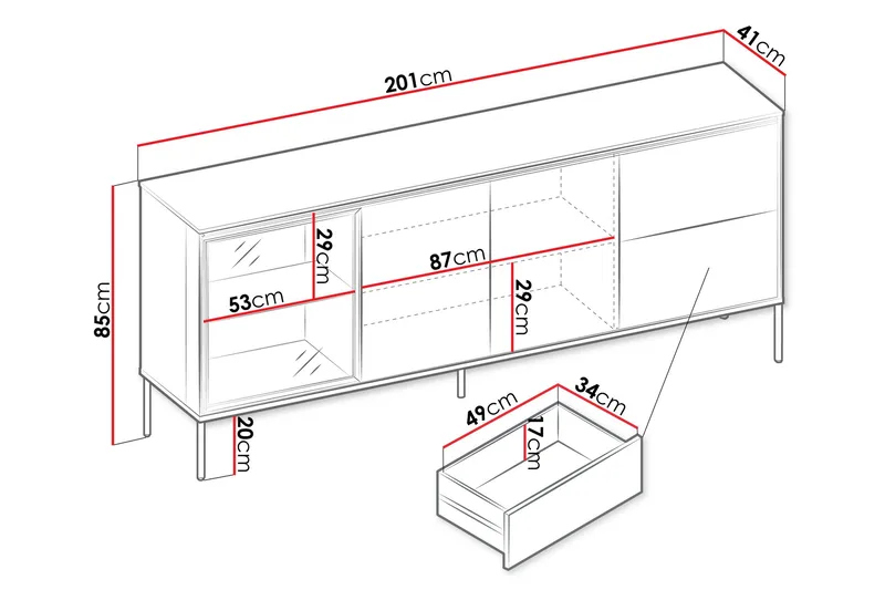Basici Agency - Ruskea - Säilytys - Säilytyskalusteet - Lipasto