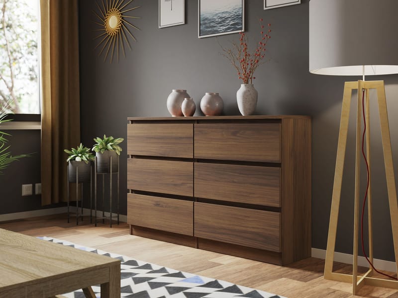 Basildon-lipasto 120 cm - ruskea - Säilytys - Säilytyskalusteet - Lipasto