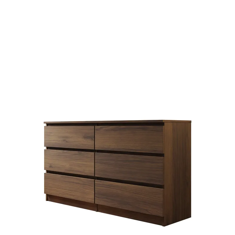 Basildon-lipasto 138 cm, ruskea