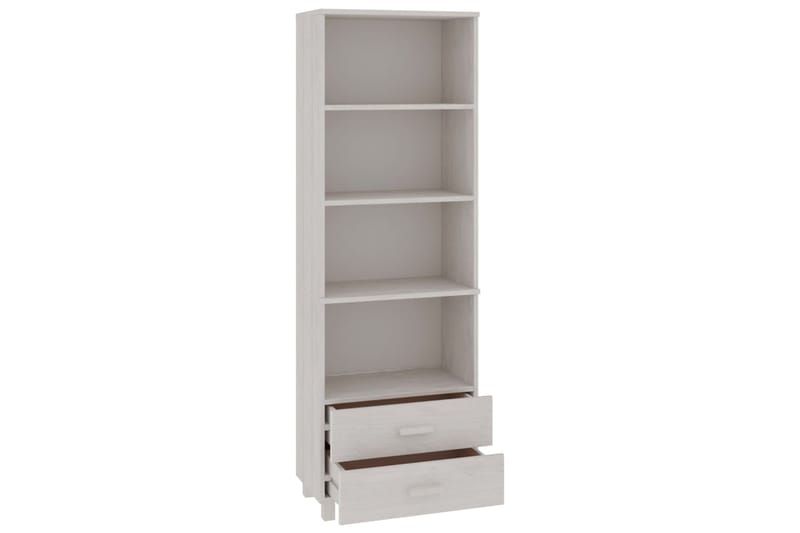 beBasic Hylly valkoinen 60x35x180 cm täysi mänty - Valkoinen - Säilytys - Säilytyskalusteet - Senkki