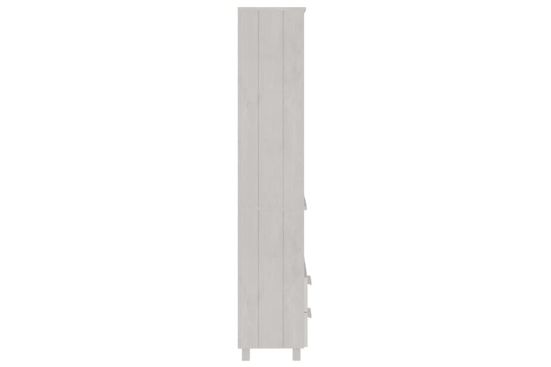 beBasic Hylly valkoinen 60x35x180 cm täysi mänty - Valkoinen - Säilytys - Säilytyskalusteet - Senkki
