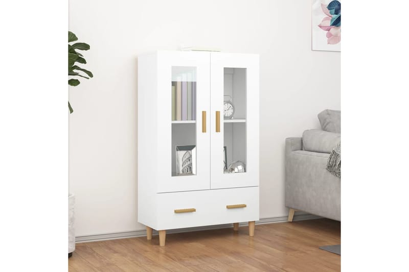 beBasic Kaappi valkoinen 70x31x115 cm tekninen puu - Valkoinen - Säilytys - Säilytyskalusteet - Senkki
