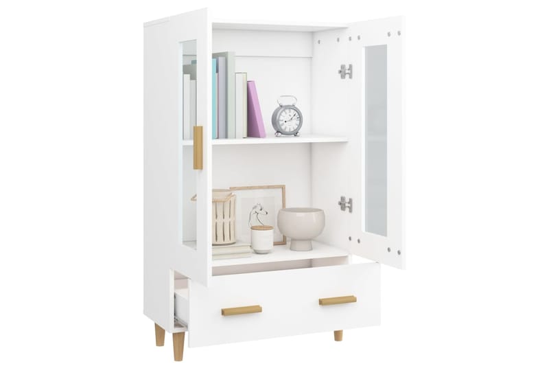 beBasic Kaappi valkoinen 70x31x115 cm tekninen puu - Valkoinen - Säilytys - Säilytyskalusteet - Senkki