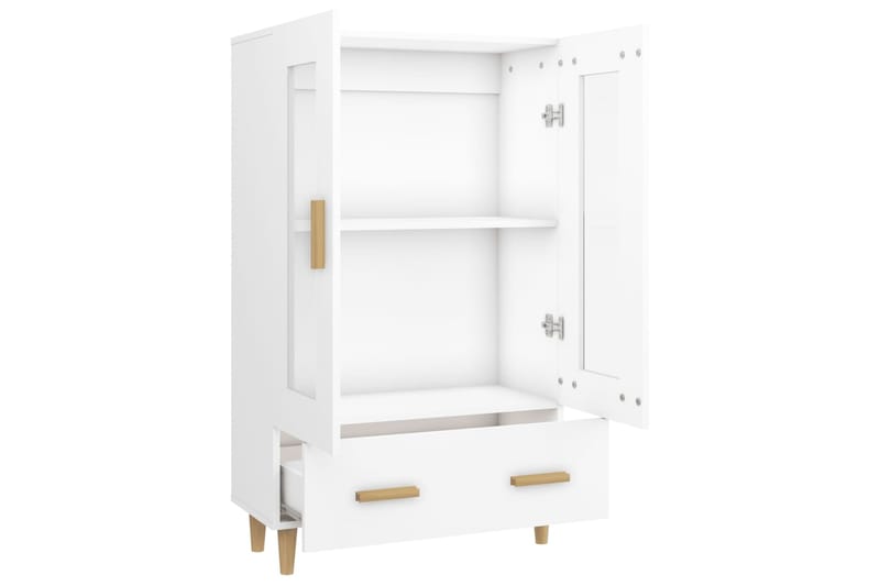 beBasic Kaappi valkoinen 70x31x115 cm tekninen puu - Valkoinen - Säilytys - Säilytyskalusteet - Senkki