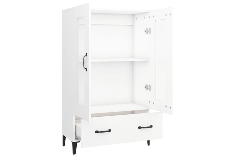 beBasic Kaappi valkoinen 70x31x115 cm tekninen puu - Valkoinen - Säilytys - Säilytyskalusteet - Senkki