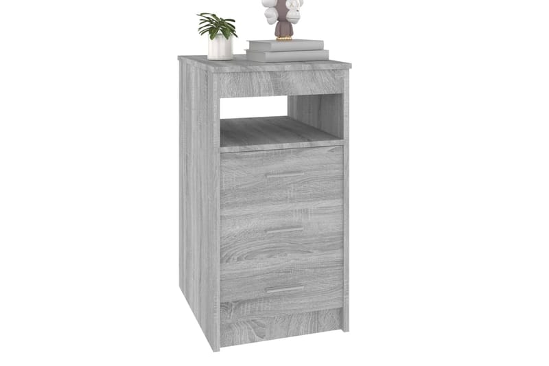 beBasic Laatikosto harmaa Sonoma 40x50x76 cm tekninen puu - Harmaa - Säilytys - Säilytyskalusteet - Lipasto