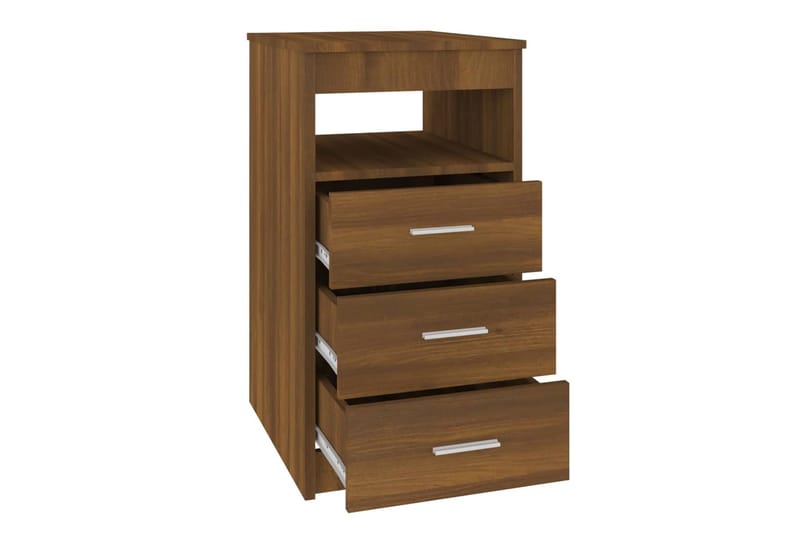 beBasic Laatikosto ruskea tammi 40x50x76 cm tekninen puu - Ruskea - Säilytys - Säilytyskalusteet - Lipasto