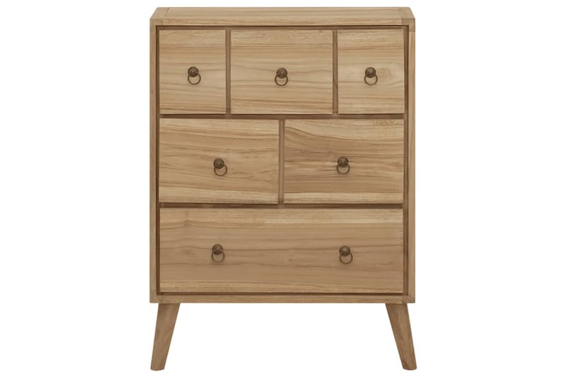 beBasic Lipasto 56x30x80 cm täysi tiikki - Ruskea - Säilytys - Säilytyskalusteet - Lipasto
