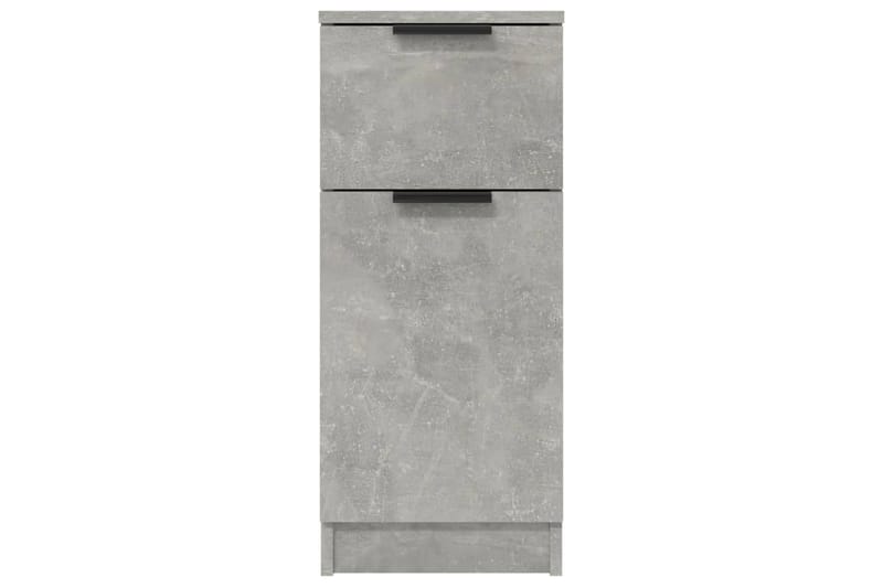 beBasic Senkit 2 kpl betoninharmaa 30x30x70 cm tekninen puu - Harmaa - Säilytys - Säilytyskalusteet - Lipasto