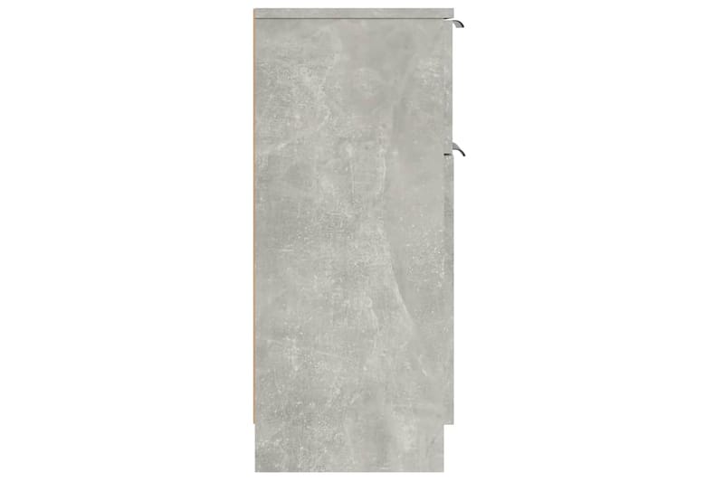 beBasic Senkit 2 kpl betoninharmaa 30x30x70 cm tekninen puu - Harmaa - Säilytys - Säilytyskalusteet - Lipasto
