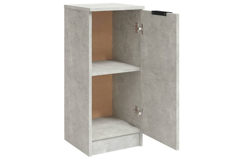 beBasic Senkit 2 kpl betoninharmaa 30x30x70 cm tekninen puu - Harmaa - Säilytys - Säilytyskalusteet - Lipasto