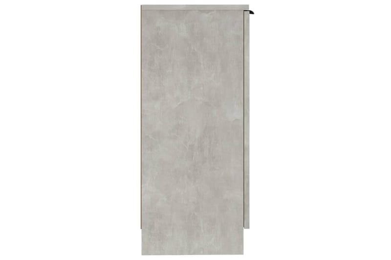 beBasic Senkit 2 kpl betoninharmaa 30x30x70 cm tekninen puu - Harmaa - Eteisen säilytys - Lipasto