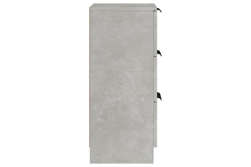beBasic Senkit 2 kpl betoninharmaa 30x30x70 cm tekninen puu - Harmaa - Säilytys - Säilytyskalusteet - Senkki