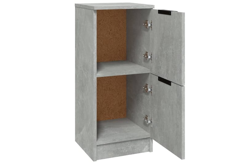 beBasic Senkit 2 kpl betoninharmaa 30x30x70 cm tekninen puu - Harmaa - Säilytys - Säilytyskalusteet - Senkki