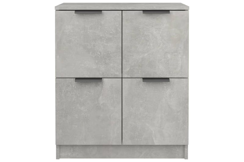 beBasic Senkit 2 kpl betoninharmaa 60x30x70 cm tekninen puu - Harmaa - Säilytys - Säilytyskalusteet - Senkki