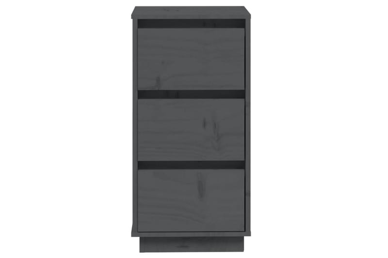 beBasic Senkit 2 kpl harmaa 32x34x75 cm täysi mänty - Harmaa - Säilytys - Säilytyskalusteet - Lipasto