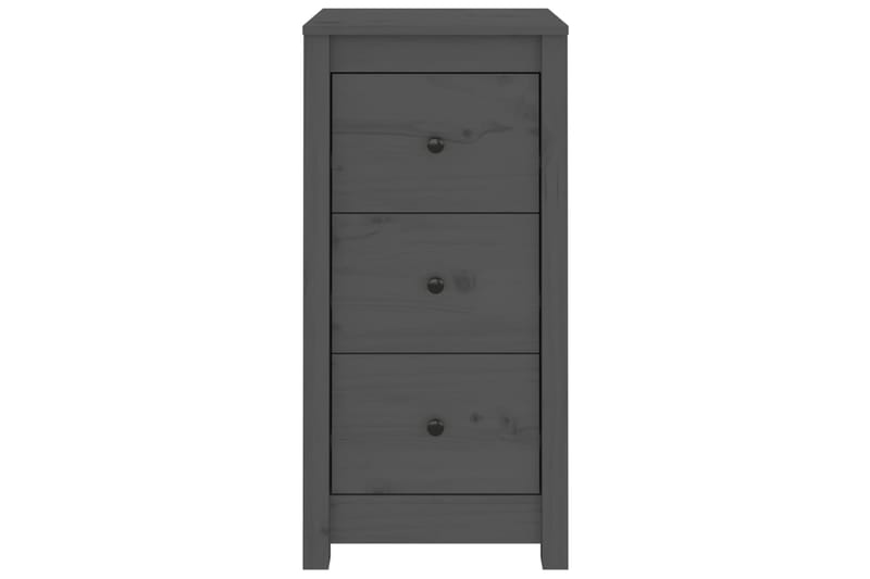 beBasic Senkit 2 kpl harmaa 40x35x80 cm täysi mänty - Harmaa - Säilytys - Säilytyskalusteet - Senkki