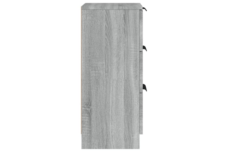 beBasic Senkit 2 kpl harmaa Sonoma 30x30x70 cm tekninen puu - Harmaa - Säilytys - Säilytyskalusteet - Lipasto