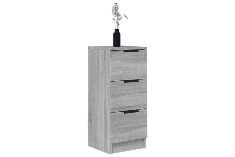 beBasic Senkit 2 kpl harmaa Sonoma 30x30x70 cm tekninen puu - Harmaa - Säilytys - Säilytyskalusteet - Lipasto