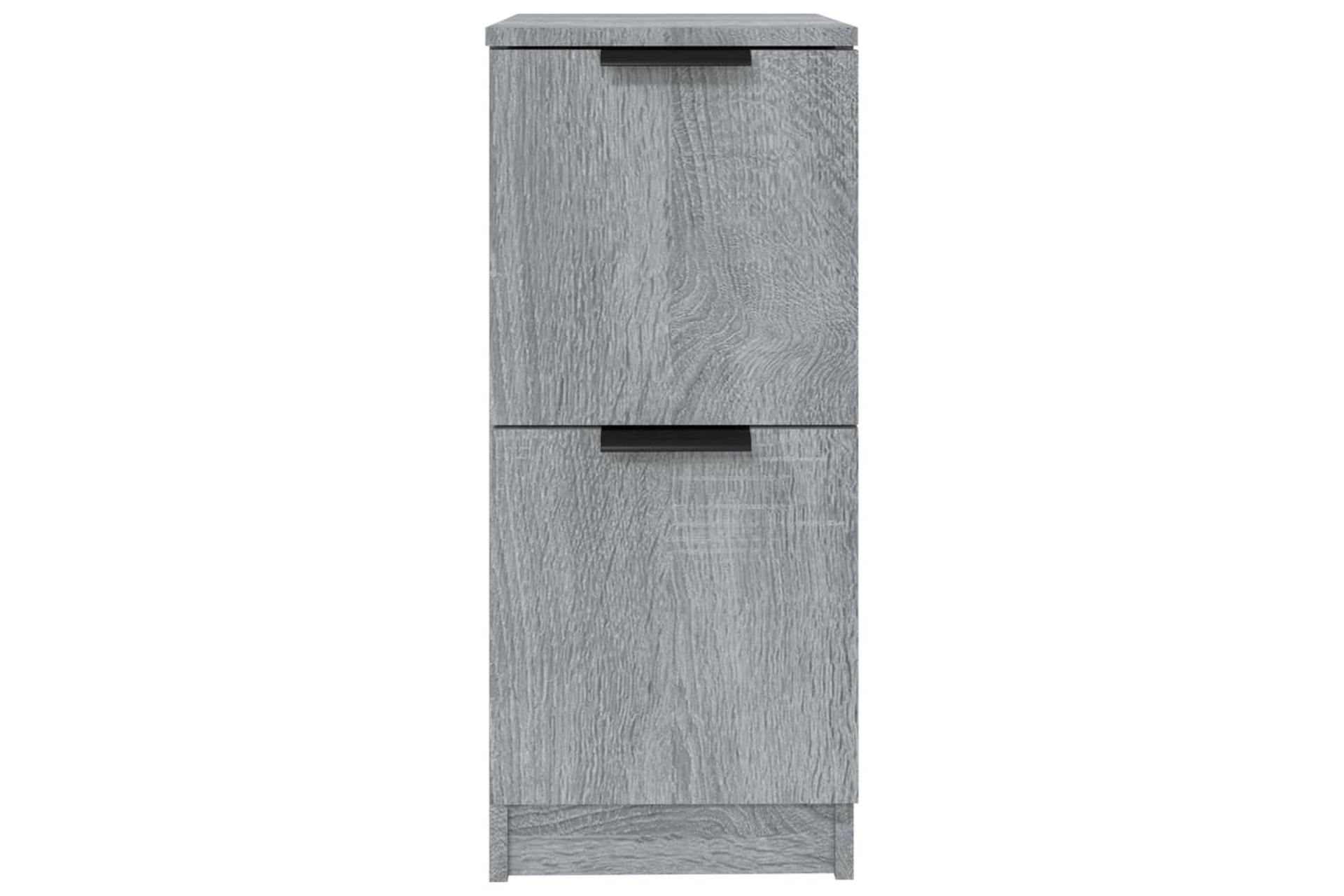 beBasic Senkit 2 kpl harmaa Sonoma 30x30x70 cm tekninen puu - Harmaa - Säilytys - Säilytyskalusteet - Lipasto