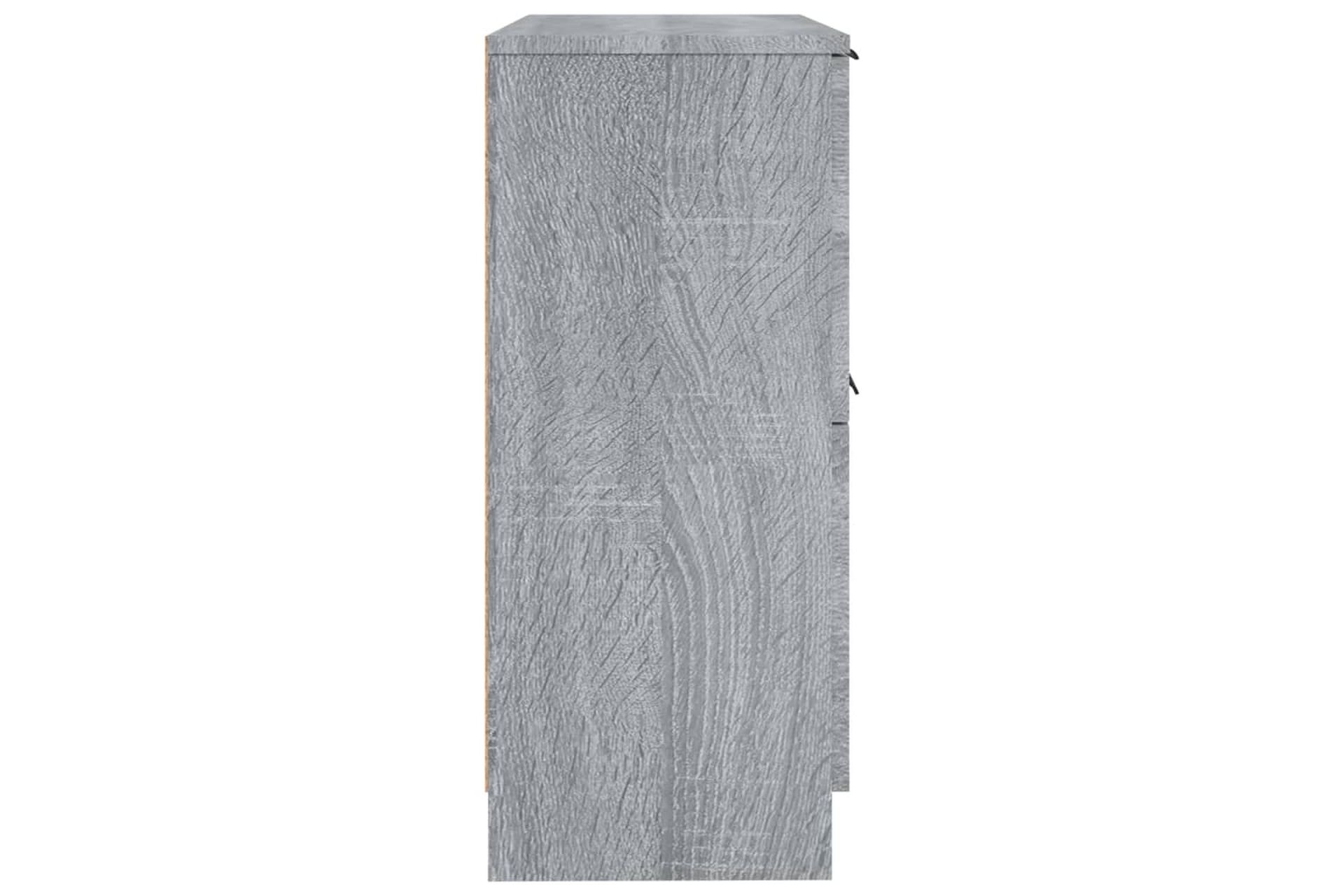 beBasic Senkit 2 kpl harmaa Sonoma 30x30x70 cm tekninen puu - Harmaa - Säilytys - Säilytyskalusteet - Lipasto