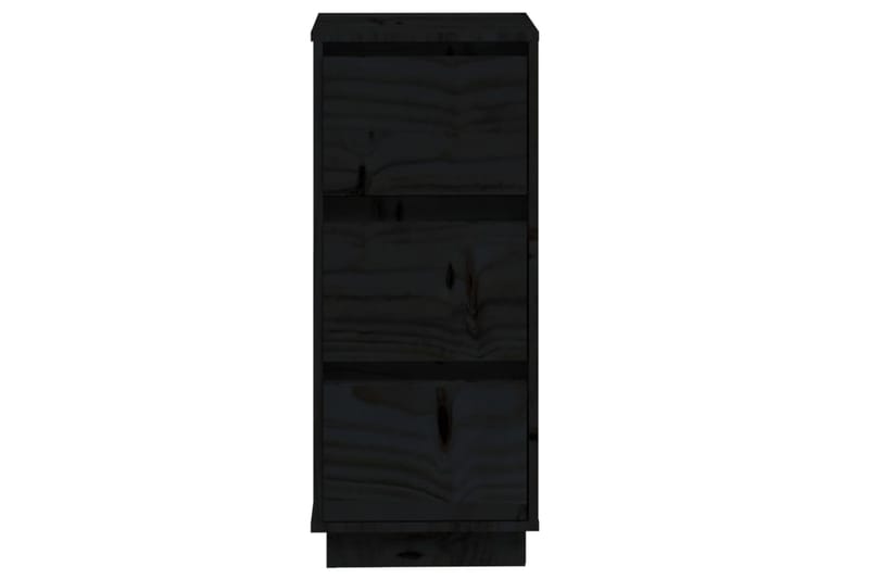 beBasic Senkit 2 kpl musta 32x34x75 cm täysi mänty - Musta - Säilytys - Säilytyskalusteet - Lipasto