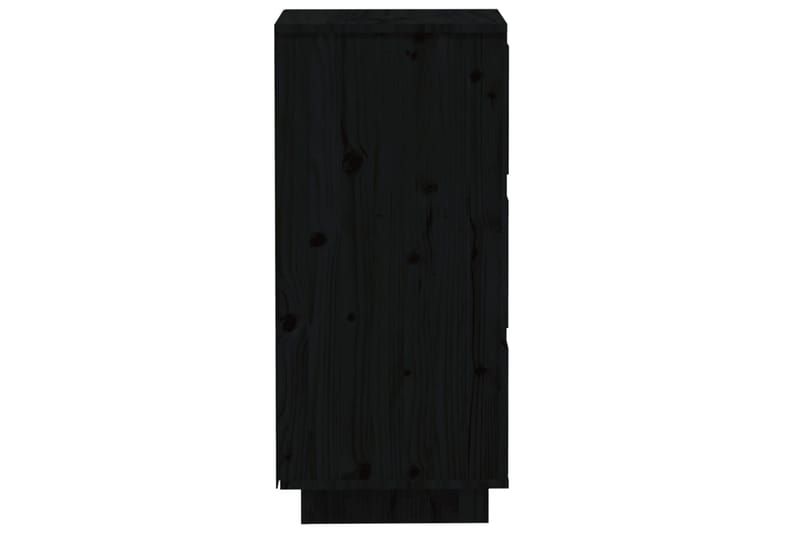 beBasic Senkit 2 kpl musta 32x34x75 cm täysi mänty - Musta - Säilytys - Säilytyskalusteet - Lipasto