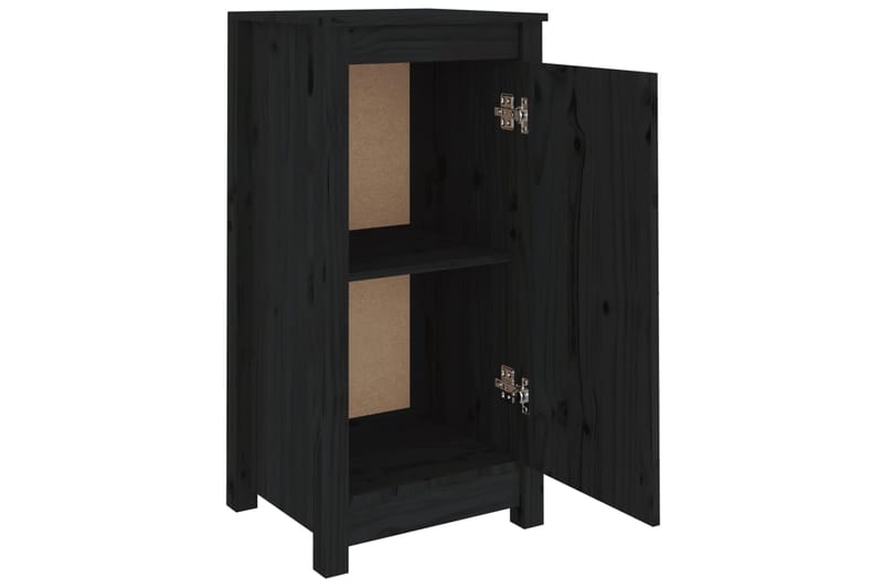 beBasic Senkit 2 kpl musta 40x35x80 cm täysi mänty - Musta - Säilytys - Säilytyskalusteet - Senkki