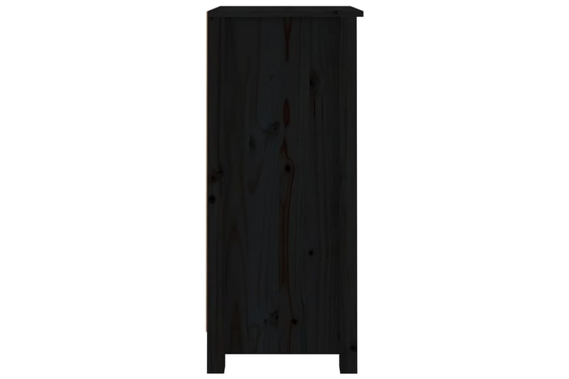 beBasic Senkit 2 kpl musta 40x35x80 cm täysi mänty - Musta - Säilytys - Säilytyskalusteet - Senkki