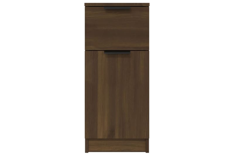 beBasic Senkit 2 kpl ruskea tammi 30x30x70 cm tekninen puu - Ruskea - Säilytys - Säilytyskalusteet - Senkki