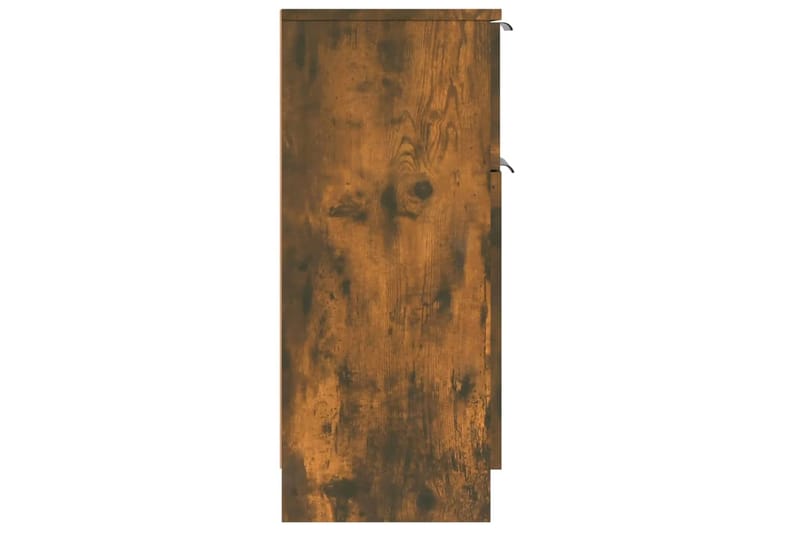 beBasic Senkit 2 kpl savutammi 30x30x70 cm tekninen puu - Ruskea - Säilytys - Säilytyskalusteet - Senkki