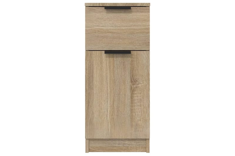 beBasic Senkit 2 kpl Sonoma-tammi 30x30x70 cm tekninen puu - Ruskea - Säilytys - Säilytyskalusteet - Senkki