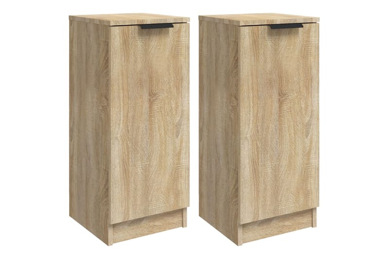 beBasic Senkit 2 kpl Sonoma-tammi 30x30x70 cm tekninen puu - Ruskea - Säilytys - Säilytyskalusteet - Senkki