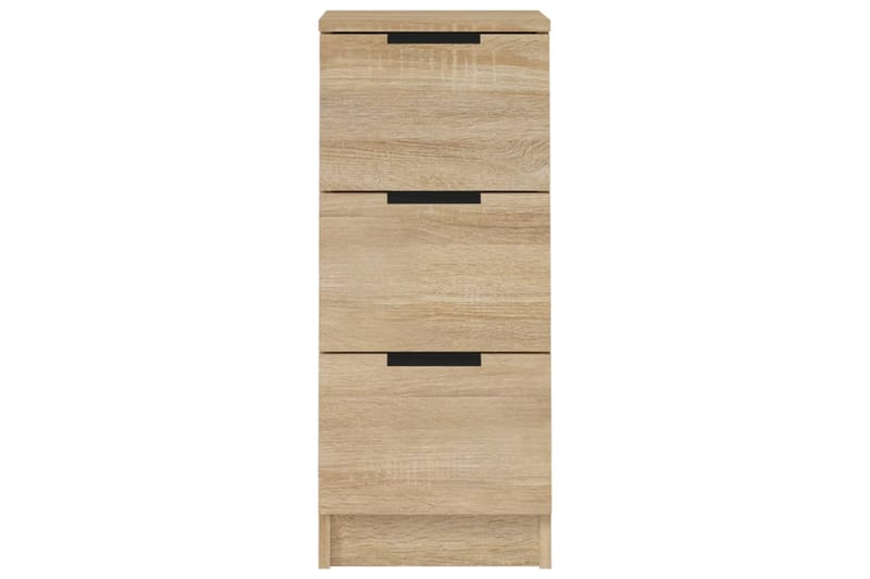 beBasic Senkit 2 kpl Sonoma-tammi 30x30x70 cm tekninen puu - Ruskea - Säilytys - Säilytyskalusteet - Senkki