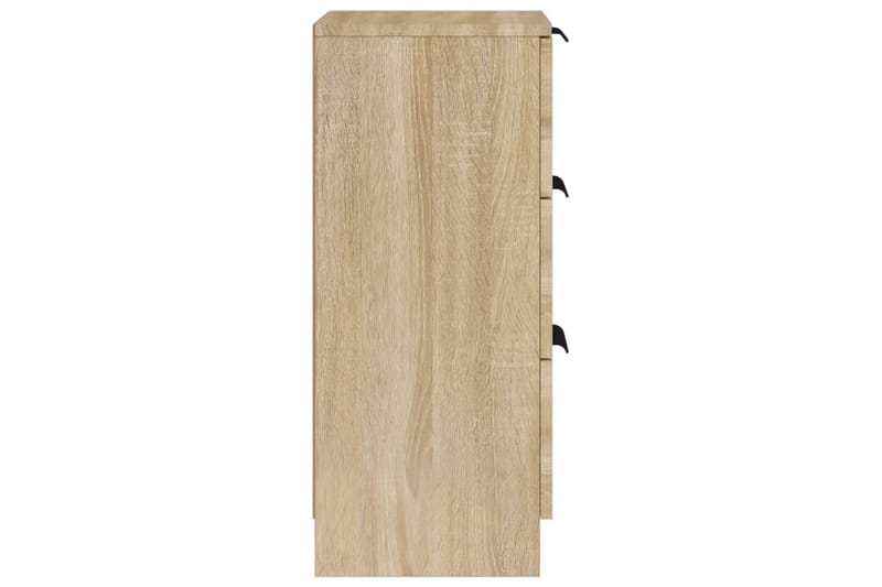 beBasic Senkit 2 kpl Sonoma-tammi 30x30x70 cm tekninen puu - Ruskea - Säilytys - Säilytyskalusteet - Senkki