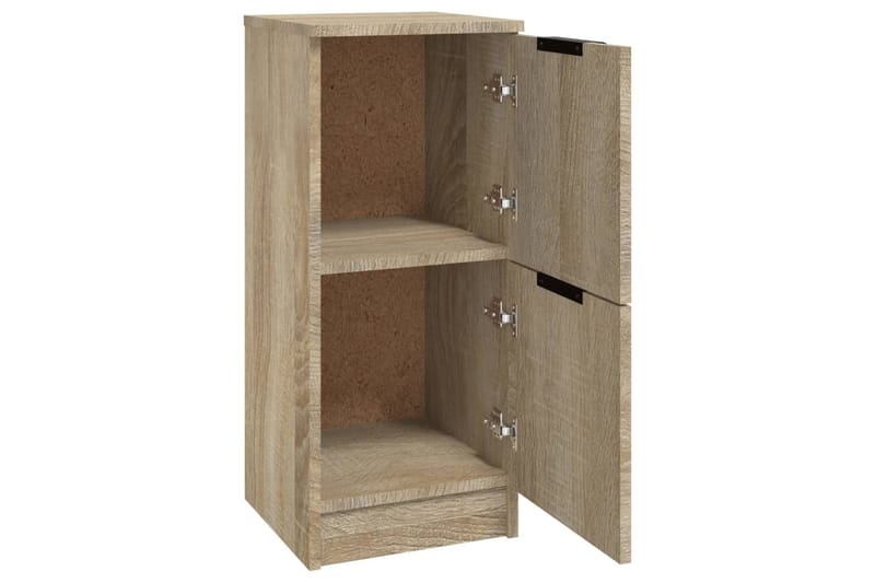beBasic Senkit 2 kpl Sonoma-tammi 30x30x70 cm tekninen puu - Ruskea - Säilytys - Säilytyskalusteet - Lipasto