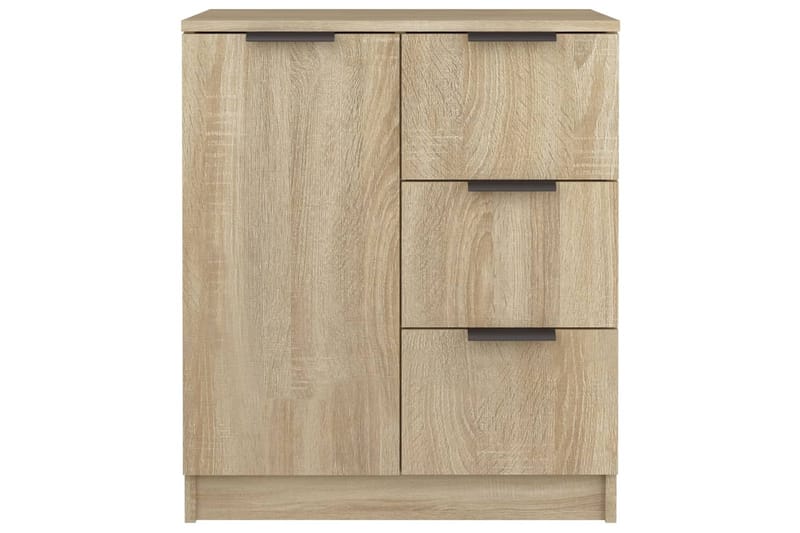 beBasic Senkit 2 kpl Sonoma-tammi 60x30x70 cm tekninen puu - Ruskea - Säilytys - Säilytyskalusteet - Senkki