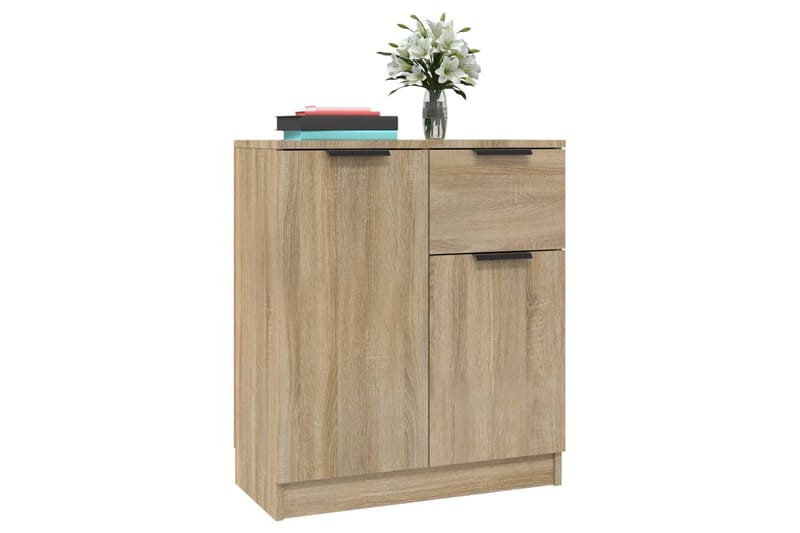 beBasic Senkit 2 kpl Sonoma-tammi 60x30x70 cm tekninen puu - Ruskea - Säilytys - Säilytyskalusteet - Senkki