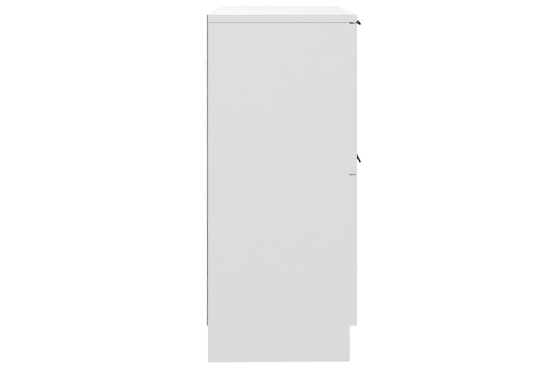 beBasic Senkit 2 kpl valkoinen 30x30x70 cm tekninen puu - Valkoinen - Säilytys - Säilytyskalusteet - Senkki