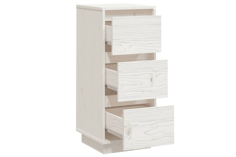 beBasic Senkit 2 kpl valkoinen 32x34x75 cm täysi mänty - Valkoinen - Säilytys - Säilytyskalusteet - Lipasto