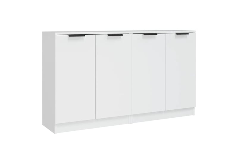 beBasic Senkit 2 kpl valkoinen 60x30x70 cm tekninen puu - Valkoinen - Säilytys - Säilytyskalusteet - Senkki