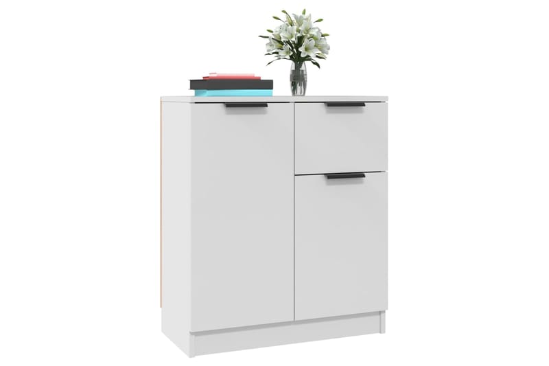 beBasic Senkit 2 kpl valkoinen 60x30x70 cm tekninen puu - Valkoinen - Säilytys - Säilytyskalusteet - Senkki