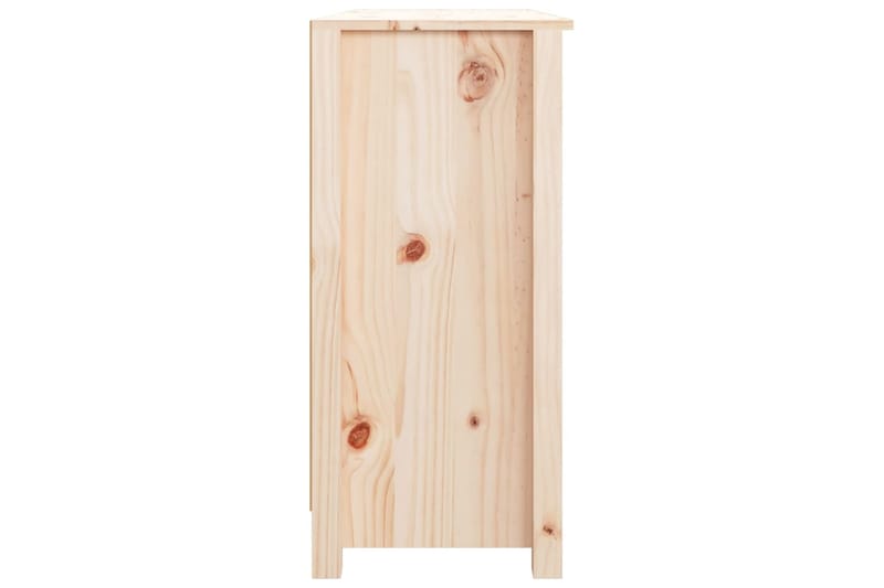 beBasic Senkki 100x35x74 cm täysi mänty - Ruskea - Säilytys - Säilytyskalusteet - Senkki