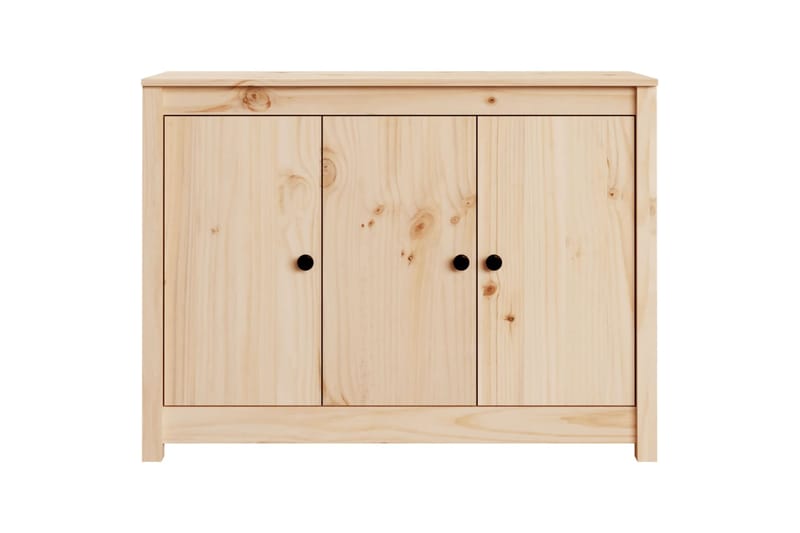 beBasic Senkki 100x35x74 cm täysi mänty - Ruskea - Säilytys - Säilytyskalusteet - Senkki