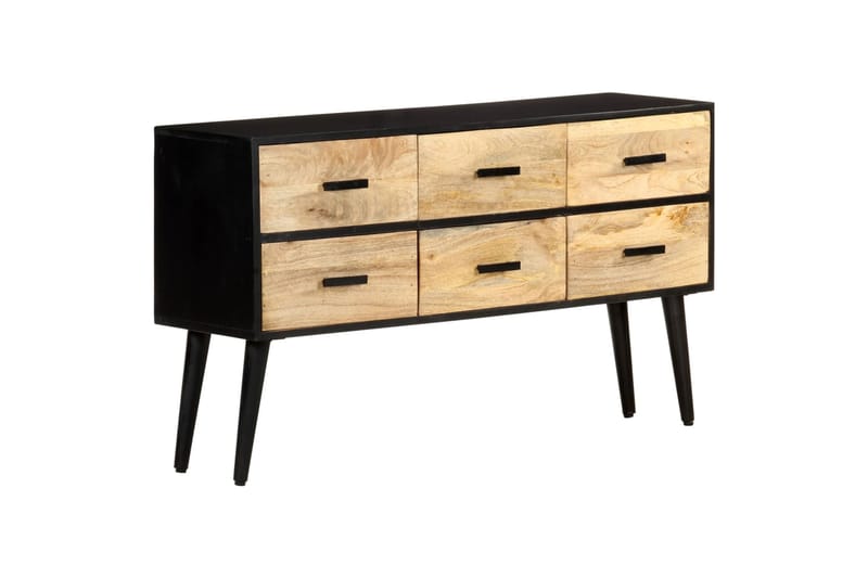 beBasic Senkki 110x33x64 cm täysi mangopuu - Ruskea - Säilytys - Säilytyskalusteet - Senkki