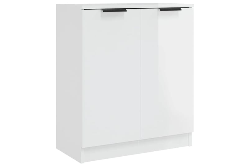 beBasic Senkki 2 kpl korkeakiilto valkoinen 60x30x70 cm tekninen puu - Valkoinen - Säilytys - Säilytyskalusteet - Senkki